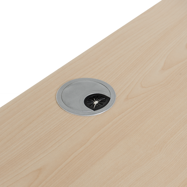 Metal desk Carmen CR-1321 ZH - beech / black