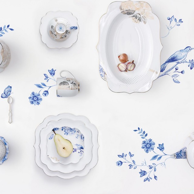 Cups with saucers 2pcs Royal White 0.125ml Pip Studio