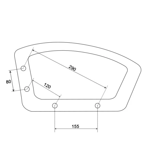 Armrest for office chair 6081 - right