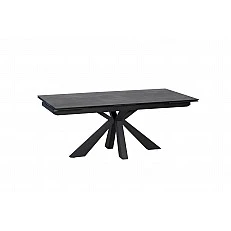 Extendable dining table OTTAWA - titanium
