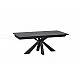 Extendable dining table OTTAWA - titanium