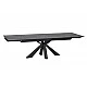 Extendable dining table OTTAWA - titanium
