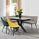 Extendable dining table ZORY - gray