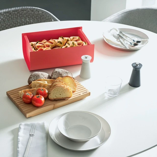 Bread box Mattina Color red