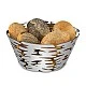 Fruit bowl Barket 21cm Color red