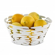 Δίσκος φρούτων Barket 21cm Χρώμα λευκό