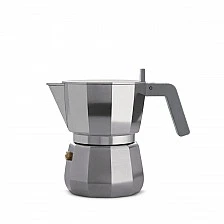 Moka coffee maker 3 cups Aluminum color