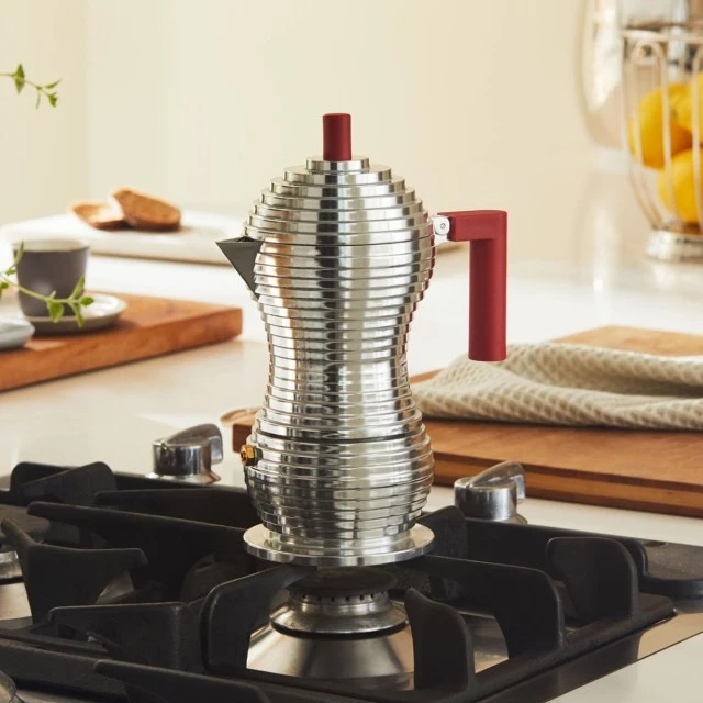 Pulcina coffee maker 6 cups Color red
