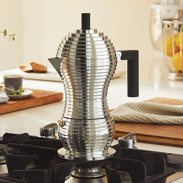 Pulcina coffee maker 6 cups Color aluminum