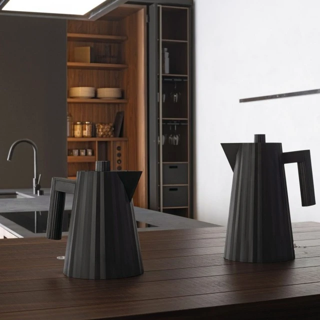 Electric kettle Plissé 1.7l Color black