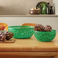 Δίσκος φρούτων Cactus 29cm Χρώμα πράσινο