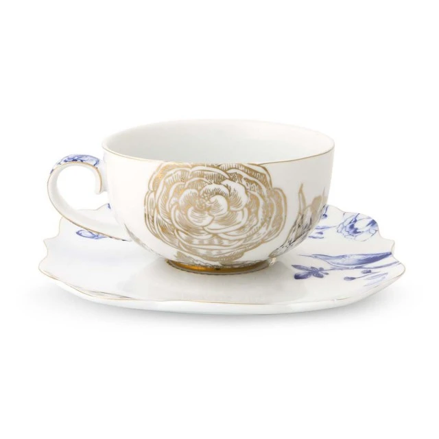 Чаша с чиния Royal White 0,225мл
