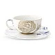 Чаша с чиния Royal White 0,225мл