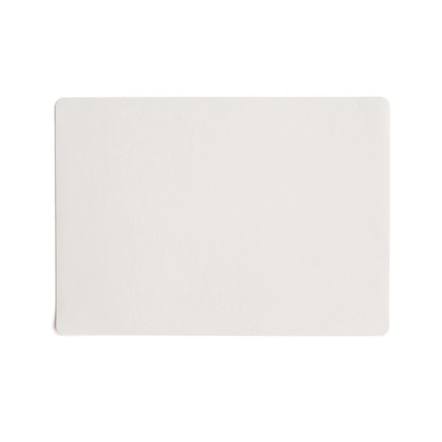 Eco-leather serving mat Color white