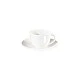 Cup with saucer A table 0.070ml Color white