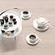 Cup with saucer A table 0.070ml Color white