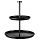 Two-tiered candy stand Coppa Color black