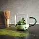 Glass cup Coppa 0.400ml Color green