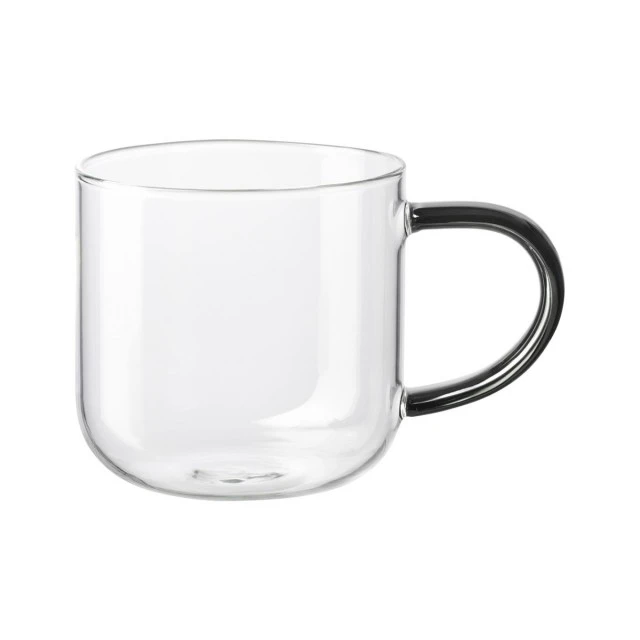 Glass cup Coppa 0.400ml Color gray