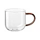 Glass cup Coppa 0.400ml Color brown