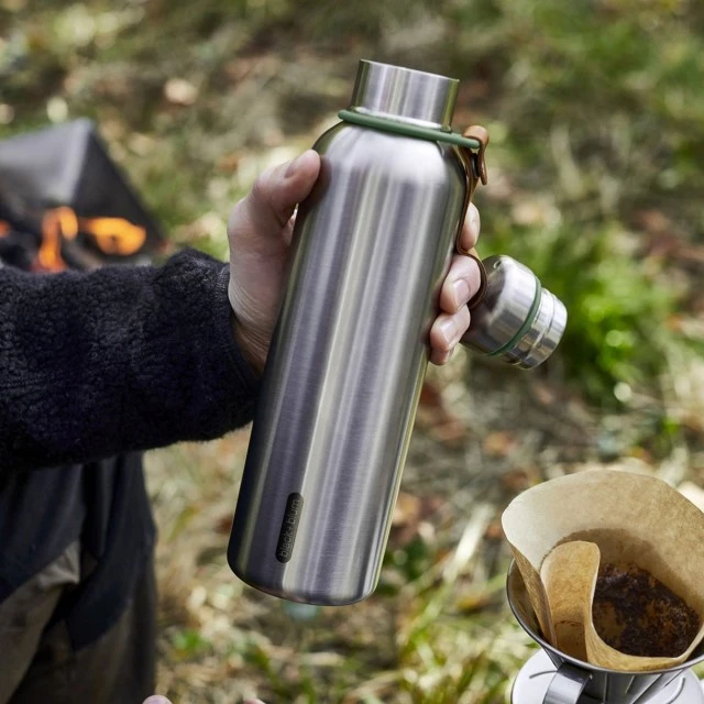 Steel bottle 0.750l Olive color