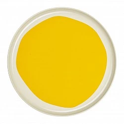 Πιάτο Variete du soleil 27cm Χρώμα κίτρινο