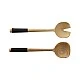 Wooden salad utensils 24cm Beech color