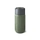 Glass travel mug Olive color