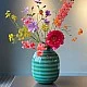 Vase 32cm Color striped green