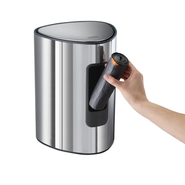 Κάδος απορριμμάτων EasyStore™ 5l σε χρώμα χάλυβα
