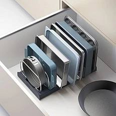 Органайзер за тави DrawerStore™ Цвят сиво