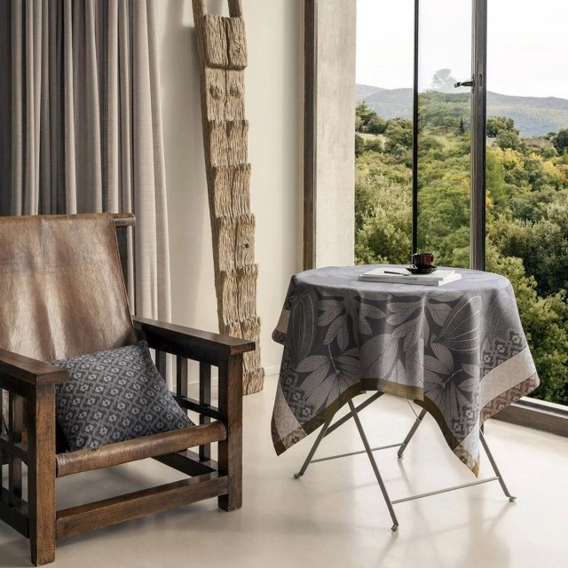 Tablecloth Nature Sauvage 175cm 250cm Color gray