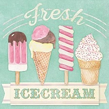Napkin 33cm 33cm 20pcs Fresh ice cream