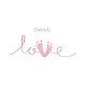 Салфетка 25см 25см 20бр Sweet love girl