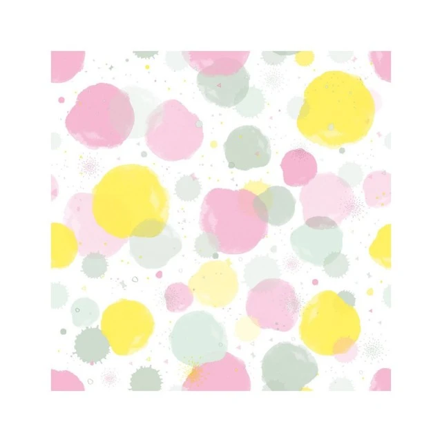 Салфетка 25см 25см 20бр Splash dots pastel