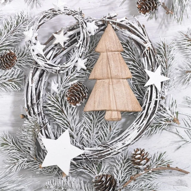 Салфетка 33см 33см 20бр White christmas