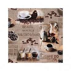 Napkin 25cm 25cm 20pcs Brasil coffee