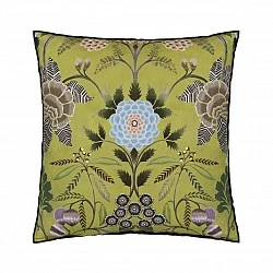 Pillow Brocart decoratief linen Color green