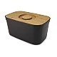 Bread box with bamboo lid Joseph Joseph Color black