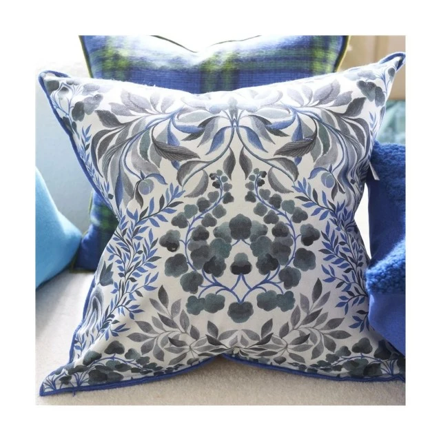 Възглавница Ikebana damask 50СМ 50СМ Цвят синьо