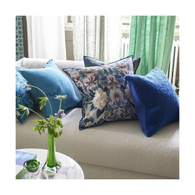 Възглавница Ikebana damask 50СМ 50СМ Цвят синьо