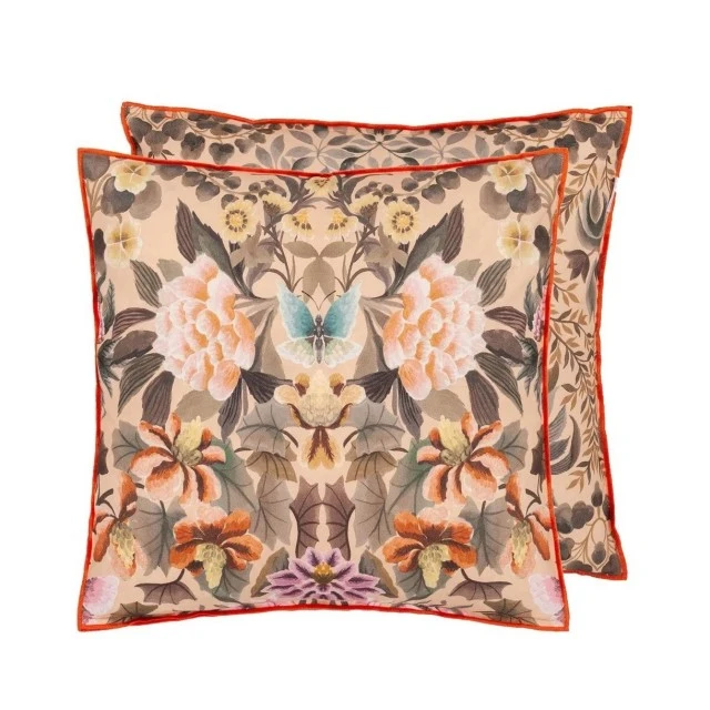 Възглавница Ikebana damask 50СМ 50СМ Цвят корал
