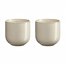 Coppa Tofu Cups 2pcs 0.200ml Beige color