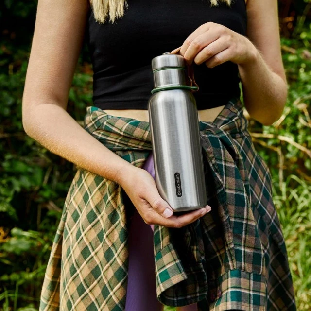 Steel bottle 0.750l Olive color