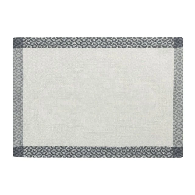 Placemat Evasion Celeste 100% linen 50cm 36cm Color gray