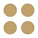 Подложки за чаши Sisal Optic 4бр Цвят жълто