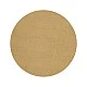 Round serving mat Sisal Optic Color yellow