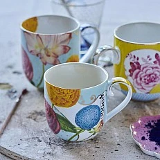 Royal multi glass 0.260ml royal flowers