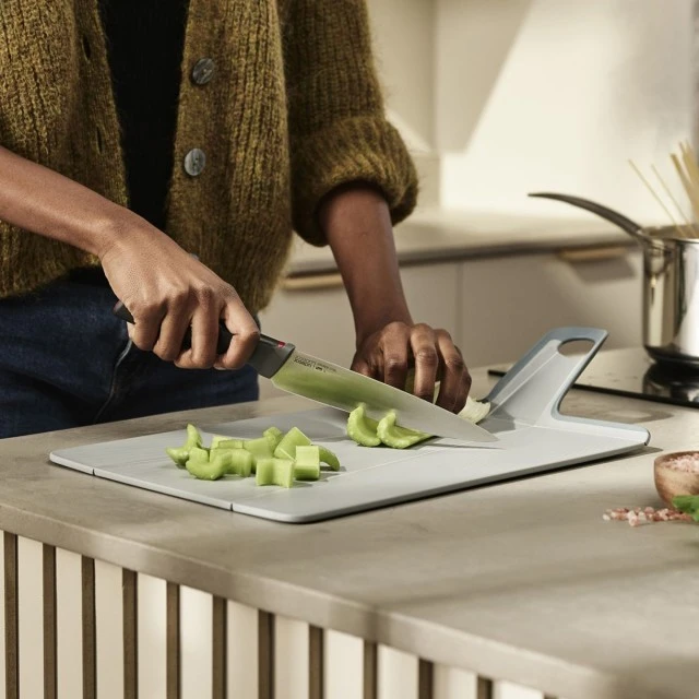 Chop2Pot™Plus Cutting Board Color Gray