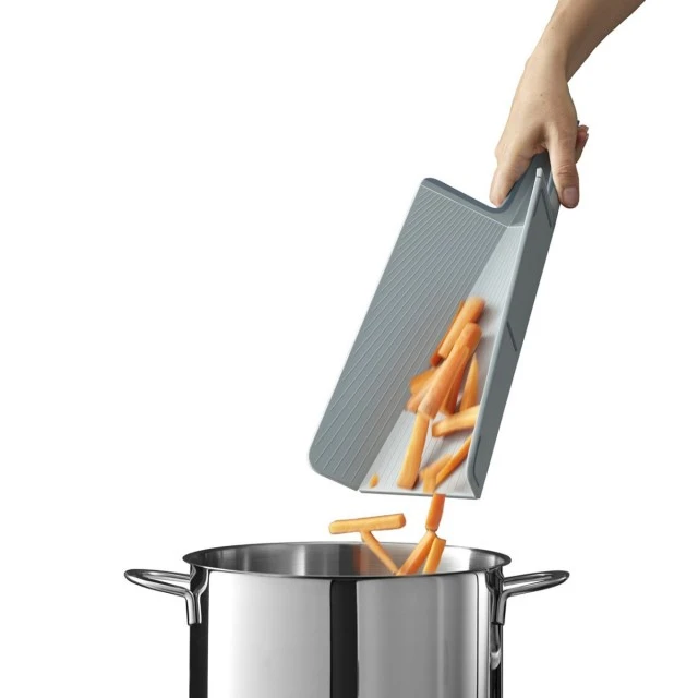 Chop2Pot™Plus Cutting Board Color Gray